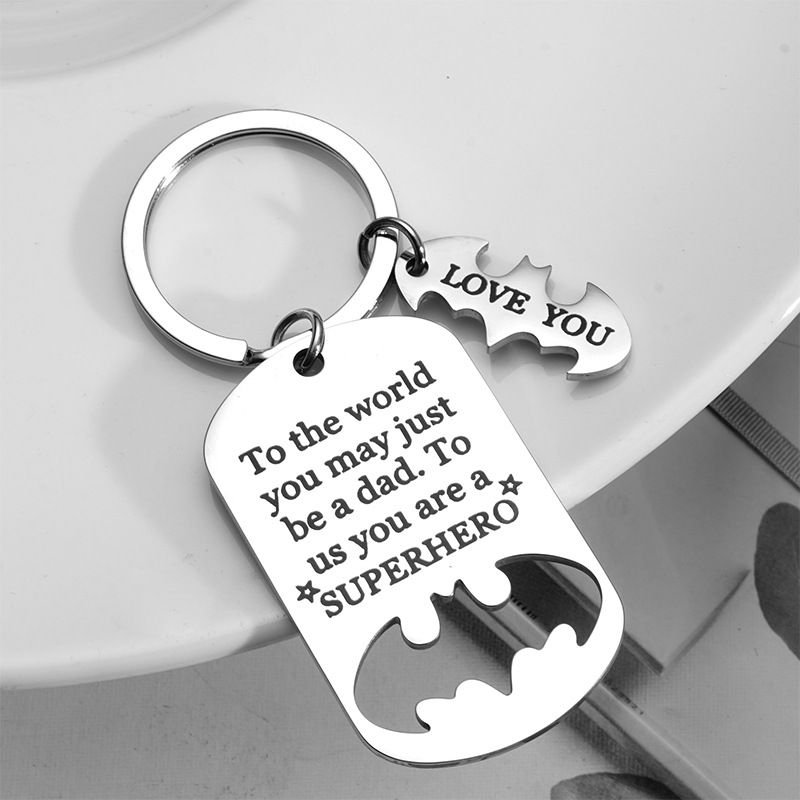 Father’S Day Stainless Steel Keychain
